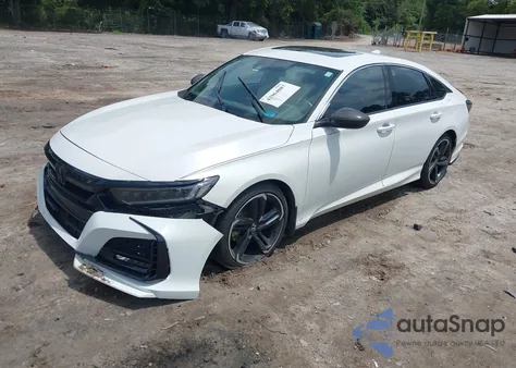 2018 Honda Accord Sport 2.0T from USA, damaged, VIN 1HGCV2F38JA042313